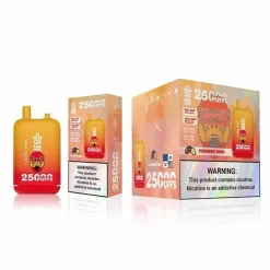 Großhandel Bang King 25000 Puffs Dual Pods Einweg Vape Erdbeere Mango