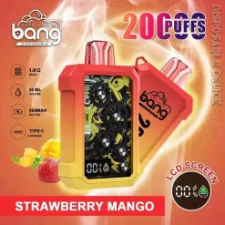 Wholesale Bang Tick Tock 20000 Puffs Disposable Vape Strawberry Mango