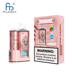 Grossiste Fumot Randm Crystal 12000 bouffées jetables vape Rainbow Candy