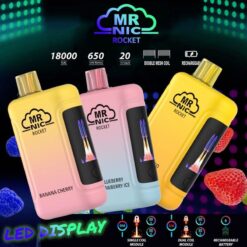 all'ingrosso Originale MR NIC ROCKET 18000 Puffs usa e getta vape9