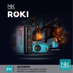 Оптовая продажа оригинальных Maskking ROKI 15000 затяжек одноразового vape 3