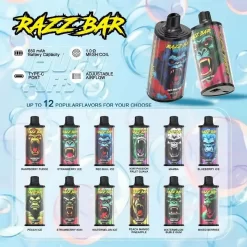 Wholesale RAZZ BAR 15000 Puffs Disposable vape 10