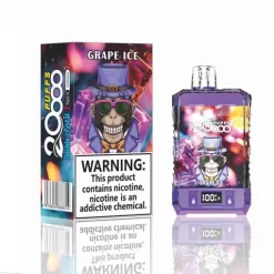 Wholesa Bang King Double Crystal 20000 bouffées Vape jetable Grape Ice
