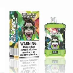 Wholesa Bang King Double Crystal 20000 bouffées Vape jetable Sour Apple Raspberry
