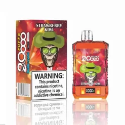 Wholesa Bang King Double Crystal 20000 bouffées Vape jetable Fraise Kiwi