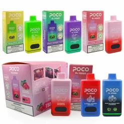 Wholesale E Cigarette Vape Smart Screen POCO SL 15000 Puffs Disposable vape 3
