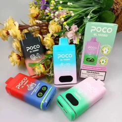 Wholesale E Cigarette Vape Smart Screen POCO SL 15000 Puffs Disposable vape 6