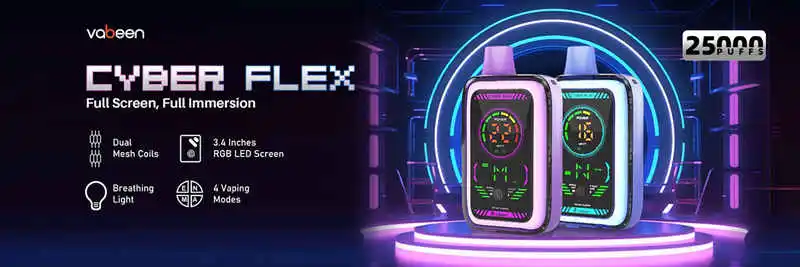 Wholesale Vabeen Cyber Flex 25000 Puffs Disposable Vape 11