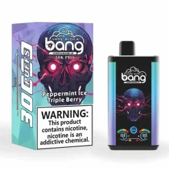 도매 Bang 30K Pro 30000 퍼프 더블 플레이버 일회용 베이프 페퍼민트 아이스 & 트리플 베리