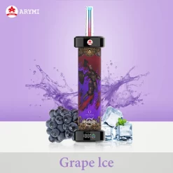Atacado ARYMI Hookalit 40000 Puffs Shisha Vape Descartável Uva Gelo