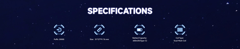 Nagykereskedelmi Maskking Vimaxi 20000 Puffs eldobható Vape 2