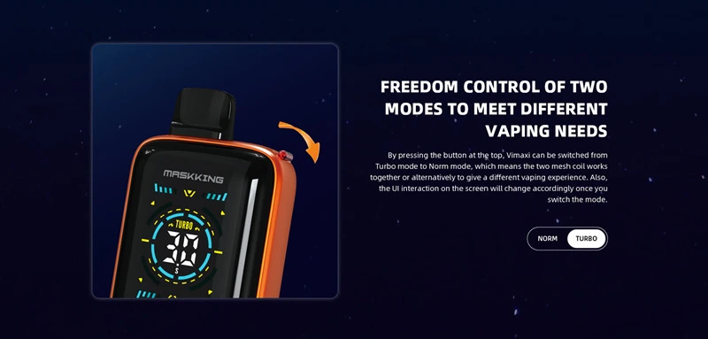 Nagykereskedelmi Maskking Vimaxi 20000 Puffs eldobható Vape 5