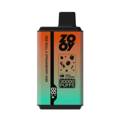 Mayorista ZOOY 30000 Puffs Doble Sabor Vape Desechable Red Bull & Fresa Kiwi