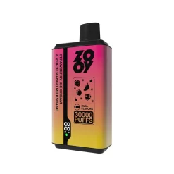 Mayorista ZOOY 30000 Puffs Doble Sabor Vape Desechable Helado de Fresa y Batido de Melocotón y Mango
