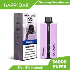 Оптовая продажа Happ бар 36000 затяжек одноразовые Vape Mamba