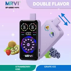 Großhandel MRVI DF 40000 Puffs Einweg Vape Erdbeere Kiwi & Traube Eis