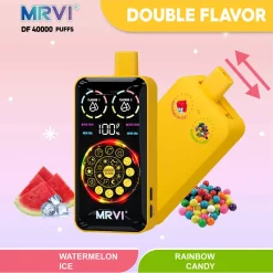 Wholesale MRVI DF 40000 Puffs Vape jetable Watermelon Ice & Rainbow Candy