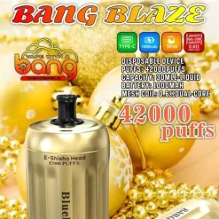 Wholesale Bang Blaze Shisha 42000 Puffs Vape descartável 4