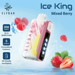 Wholesale Elf bar Ice King 30000 Puffs Disposable Vape Mixed Berry