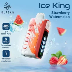 Wholesale Elf bar Ice King 30000 Puffs Disposable Vape Strawberry Watermelon