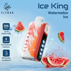 Wholesale Elf bar Ice King 30000 Puffs Disposable Vape Watermelon Ice