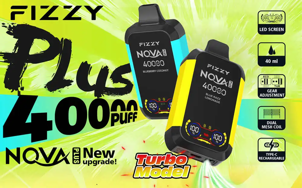Europe Warehouse Wholesale Fizzy Nova Plus 40000 Puffs Disposable Vape 1 Europe Warehouse Wholesale Fizzy Nova Plus 40000 Puffs Disposable Vape 1