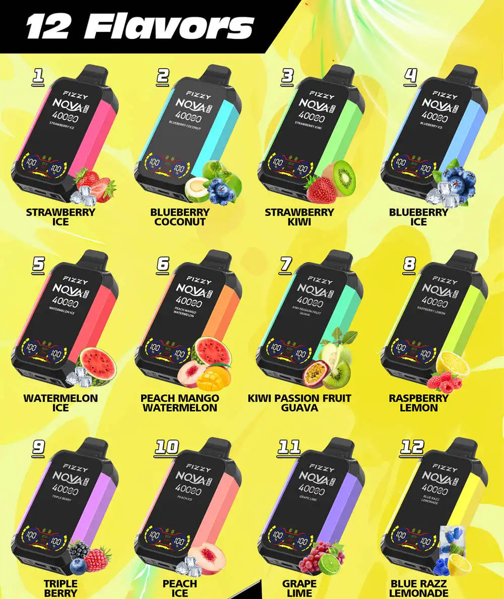 Europe Warehouse Wholesale Fizzy Nova Plus 40000 Puffs Disposable Vape 2 Europe Warehouse Wholesale Fizzy Nova Plus 40000 Puffs Disposable Vape 2