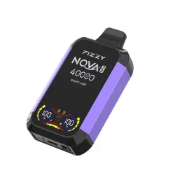 Europe Warehouse Wholesale Fizzy Nova Plus 40000 Puffs Disposable Vape Grape Lime
