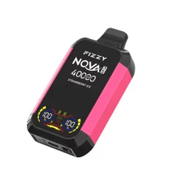 Europe Warehouse Wholesale Fizzy Nova Plus 40000 Puffs Disposable Vape Strawberry Ice
