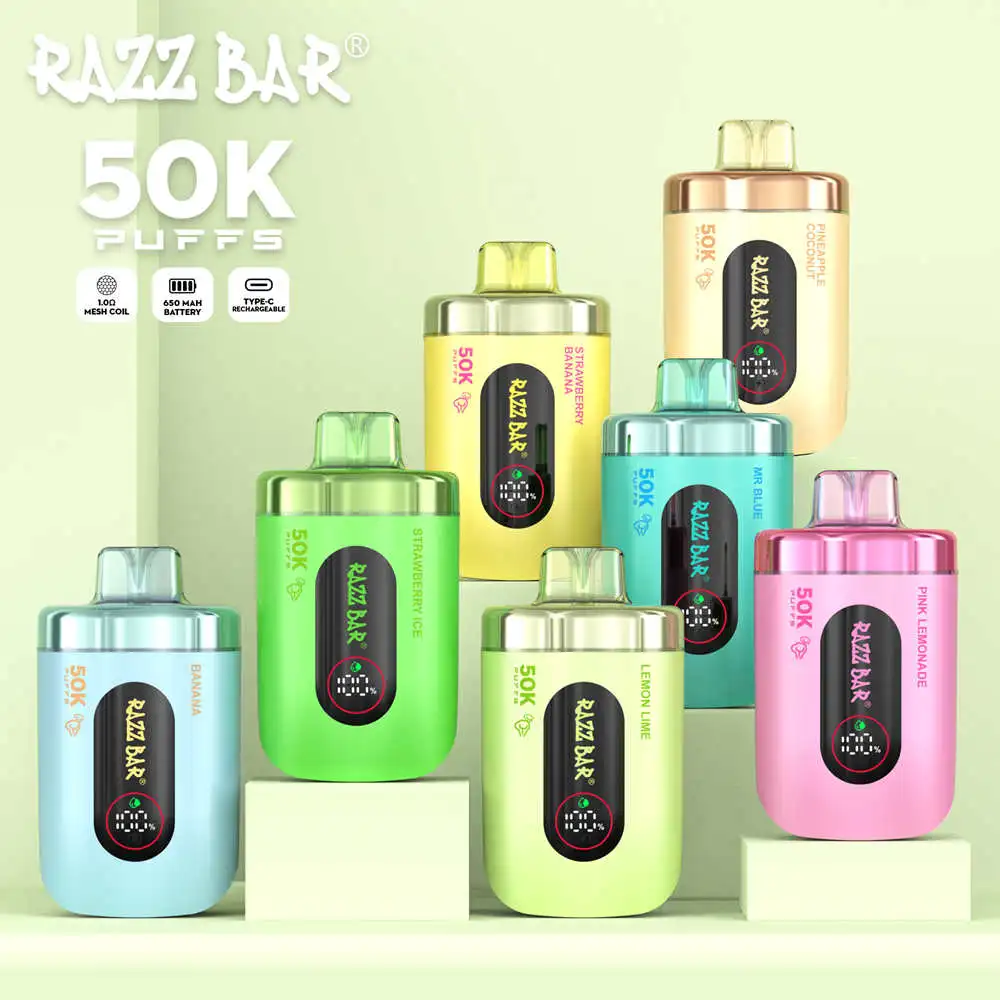 Wholesale Razz Bar 50000 Puffs Disposable Vape 9 Wholesale Razz Bar 50000 Puffs Disposable Vape 9