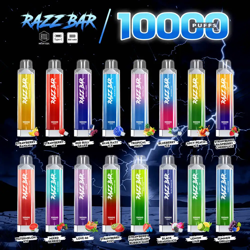 Wholesale Razz Bar Crystal 10000 Puff Disposable Vape 11 Wholesale Razz Bar Crystal 10000 Puff Disposable Vape 11