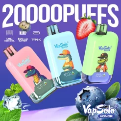 Wholesale Vapsolo Honor 20000 Puffs Disposable Vape 10