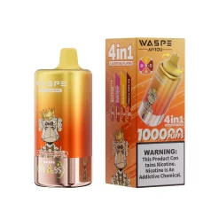 Wholesale Waspe 4In1 100000 Puffs Disposable Vape Strawberry Red bull & Strawberry Watermelon Bubblegum & Red Bull Ice & Cherry Cola Ice