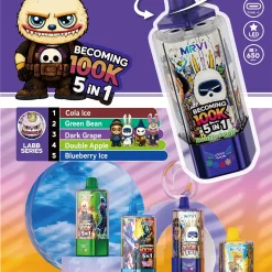 Wholesale Mrvi Becoming 100k Puffs 5in1 Disposable Vape 3