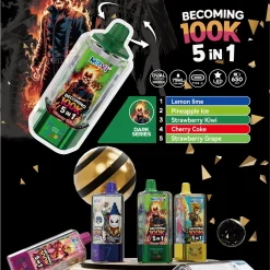 Wholesale Mrvi Becoming 100k Puffs 5in1 Disposable Vape 4