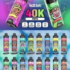 Wholesale Razz Bar New 40000 Puffs Disposable Vape 6