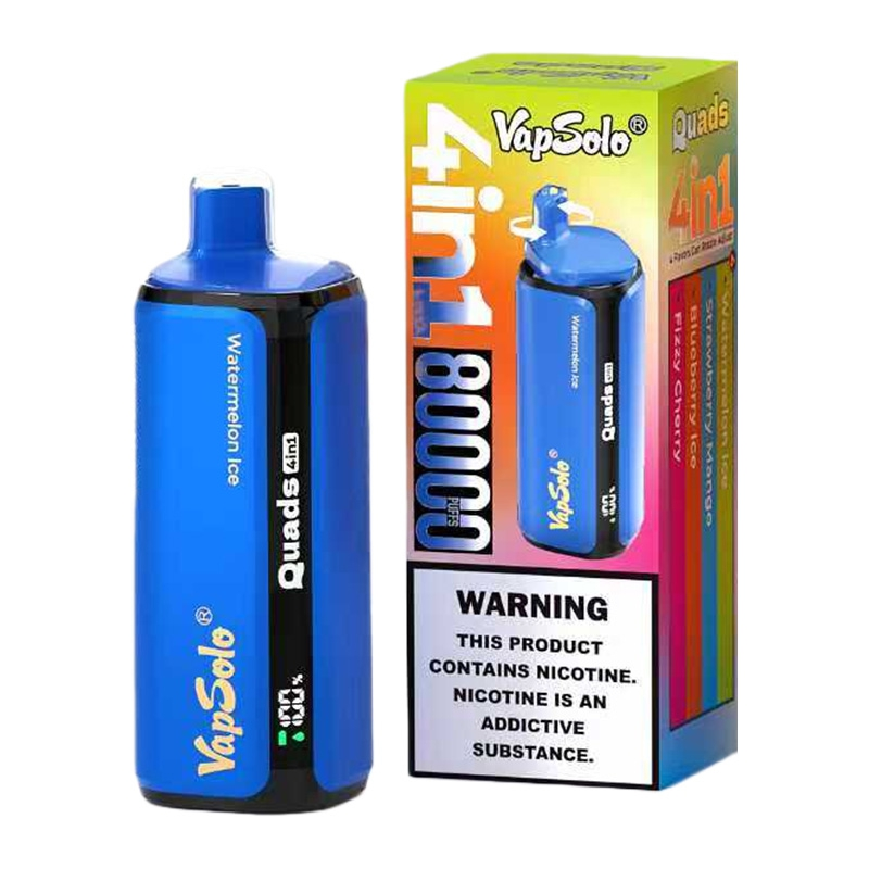 Wholesale Vapsolo Quads 4in1 80K Disposable Vape 2 Wholesale Vapsolo Quads 4in1 80K Disposable Vape 2