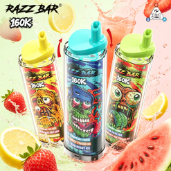 100% Authentic RAZZ BAR 3IN1 160K Disposable Vape Wholesale 6