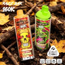 100% Authentic RAZZ BAR 3IN1 160K Disposable Vape Wholesale 7