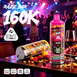 100% Authentic RAZZ BAR 3IN1 160K Disposable Vape Wholesale 8