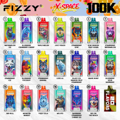 Wholesale Fizzy X SPACE 100K Disposable Vape Eu Warehouse 10