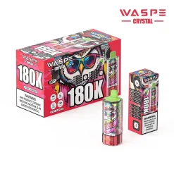 Wholesale Newest WASPE Crystal 8in1 180K 180000 Puffs Disposable Vape 7