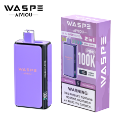 Wholesale Waspe Aiviou 2in1 100k Pro Dual Flavors Disposable Vape 1