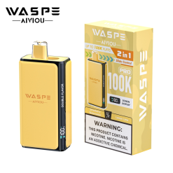 Wholesale Waspe Aiviou 2in1 100k Pro Dual Flavors Disposable Vape 2