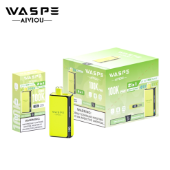 Wholesale Waspe Aiviou 2in1 100k Pro Dual Flavors Disposable Vape 7