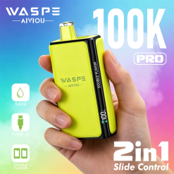 Wholesale Waspe Aiviou 2in1 100k Pro Dual Flavors Disposable Vape 8
