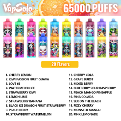 Sale Vapsolo King Pro 65K Disposable Vape España Warehouse 10