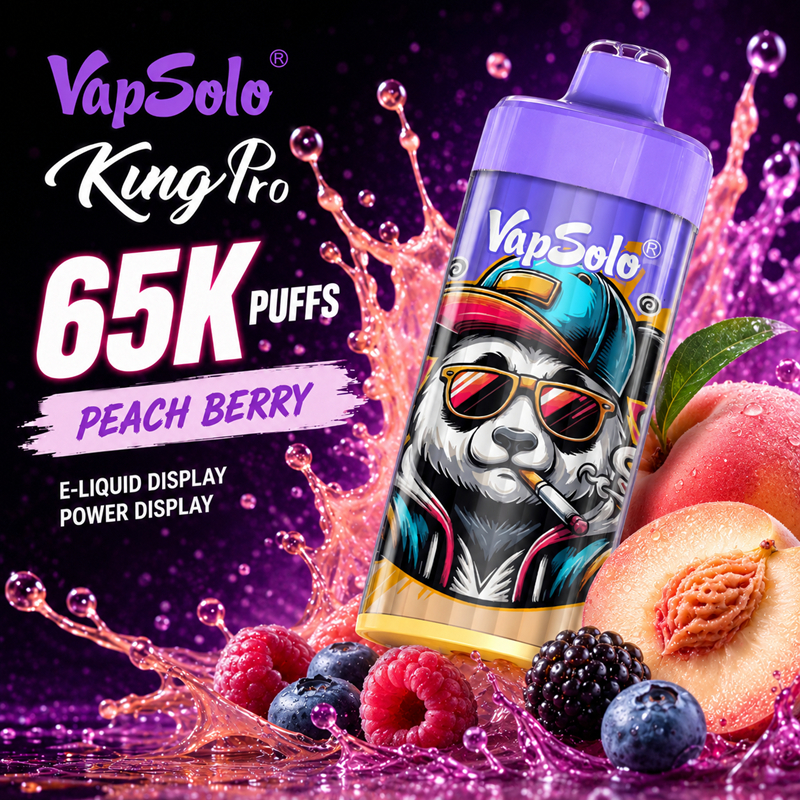 Sale Vapsolo King Pro 65K Disposable Vape España Warehouse 9