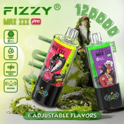 Wholesale Fizzy 6in1 120K 120000 Puffs Disposable Vape 7