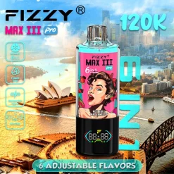 Wholesale Fizzy 6in1 120K 120000 Puffs Disposable Vape 8